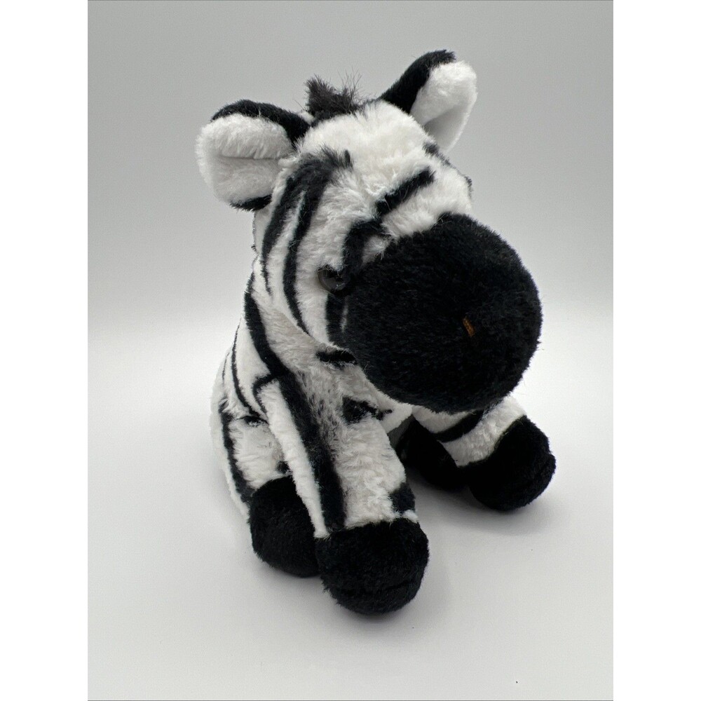 Wild Republic Baby Zebra Plush Stuffed Animal Toy Safari Zoo Black White